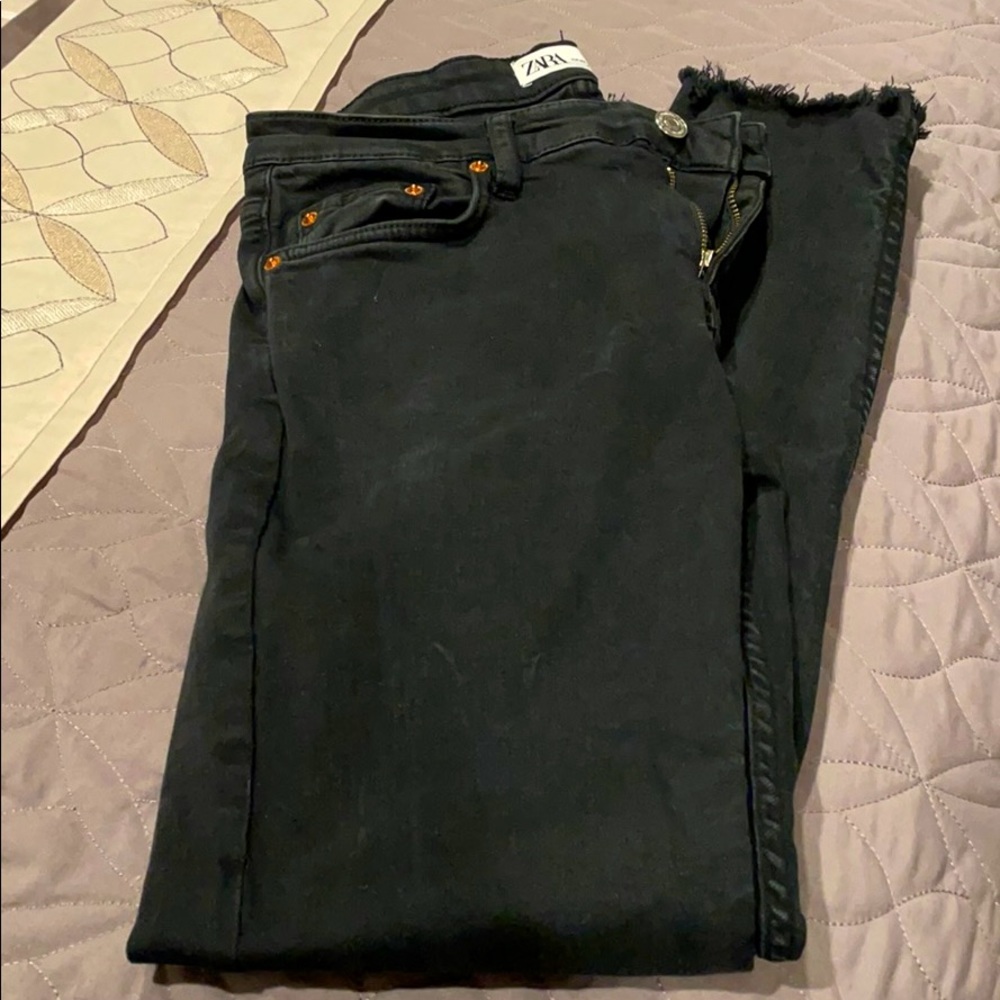 Zara Premium Black Skinny Jeans